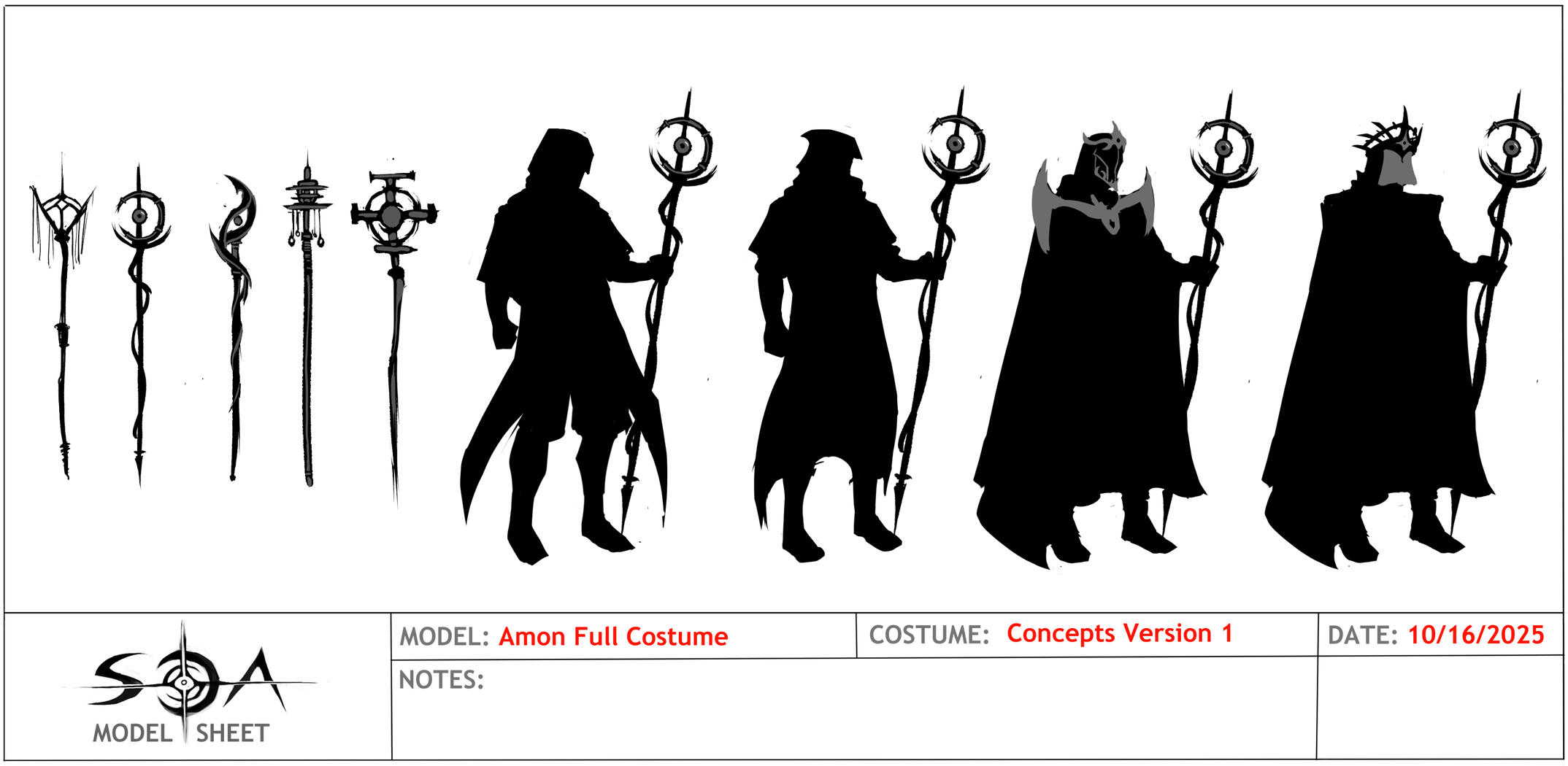 Concept work for personal project